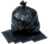 200 x BLACK BIN BAGS