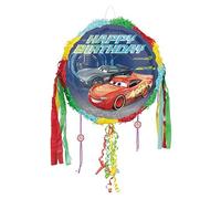 PARTYRAMA.CO.UK Cars 3 Happy Birthday Pull String Pinata