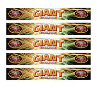 PARTYRAMA.CO.UK Giant Hand-Held Sparklers 25cm - 5 Packs of 5 - Durable Sparklers for Bonfire Night, Halloween, Christmas, and New Year Celebrations - Total of 25 Sparklers