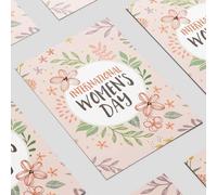 PARTYRAMA.CO.UK International Women's Day Pastel Poster PVC Party Sign Decoration
