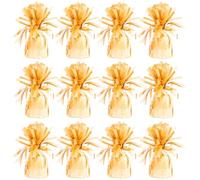 PARTYRAMA.CO.UK Matte Peach Foil Helium Balloon Weights 175gr - Pack of 12 - Durable & Colourful Weights for Birthdays Parties, Events & Celebrations - Perfect Balloon Weight Holders
