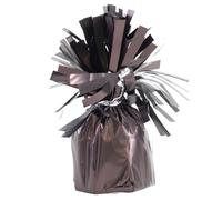 PARTYRAMA.CO.UK Metallic Brown Foil Helium Balloon Weight 175gr - Single - Durable & Colourful Weight for Birthdays Parties, Events & Celebrations - Perfect Balloon Weight Holder