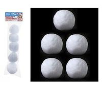 PARTYRama PMS 5PC INDOOR SNOWBALLS IN BAG WITH HEADER CARD