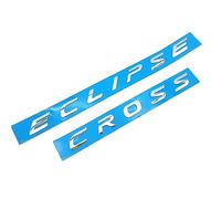 PartyUnix Car Body Emblems Replacement Rear Trunk Tailgate Sticker Chrome Letters for Eclipse Cross 3D Badge Accessories,C