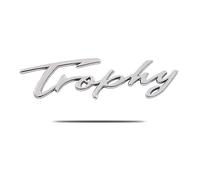 PartyUnix Car Body Emblems Replacement Rear Trunk Tailgate Sticker Chrome Letters for MG6 Trophy 3D Badge Accessories,B