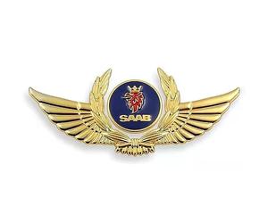 PartyUnix Car Body Emblems Replacement Rear Trunk Tailgate Sticker Chrome Letters for SAAB SCANIA 9-3 93 9-5 95 9 3 9000 9 5 3D Badge Accessories