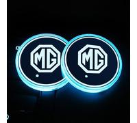 PartyUnix Drink Holders LED for MG 6 350 42 550 ZT 7 ZS HS GS 3 TF 5 RX5 ZR Car USB Interior 7 Colors Luminescent Coasters Cup Water Mat Logo Accessories