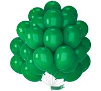 PartyWoo Dark Green Balloons - 50pcs 12in Forest Green Balloons for Garland or Arch, Birthday & Baby Shower Decorations, Green-Y56