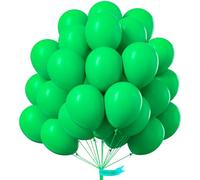PartyWoo Green Balloons, 50 pcs 12 Inch Latex Balloons, Party Balloons for Party Decorations, Birthday Decorations, Wedding Decorations, Bridal Shower, Baby Shower Decorations