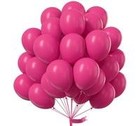 PartyWoo Pink Balloons, 50 Pcs 12 Inch Latex, Party Decorations, Birthday, Wedding, Bridal Shower, Flamingo Party