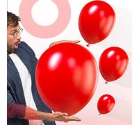 PartyWoo Red Balloons, 102 pcs Red Balloon Pack of 18 inch 12 inch 10 inch 5 inch for Red Balloon Garland Arch Kit Birthday Christmas Proposal Wedding Anniversary