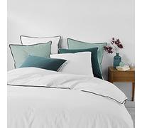 Parure de lit douceur d'intérieur, 3-Piece Bedding Set (260 x 240 cm) White Linen 100% Cotton