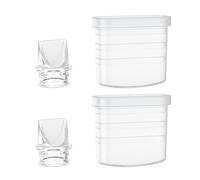 Paruu P10 Duckbill Valves & Silicone Diaphragm, P10 Original Breast Pump Parts, Wearable Breast Pump Replacement Accessories, 2 Pack Set