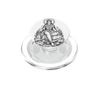 Parvati Hindu Goddess Sacred Lotus Devotional Line Art PopSockets PopGrip for MagSafe