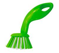 Parve Green Dish Brush - Dishwashing and Kitchen Cleaning and Scouring - Easy Grip Handle, Gentle Bristles - Color Coded Home and Kitchen Accessories by The Kosher Cook