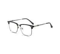 PARWANA Classic Blue Light Blocking Reading Glasses Clear Vision Computer Reader Oversized Flat Light Mirror Presbyopic Glasses (Color : C5, Size : +0.00)