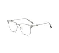 PARWANA Classic Blue Light Blocking Reading Glasses Clear Vision Computer Reader Oversized Flat Light Mirror Presbyopic Glasses (Color : C2, Size : +0.00)