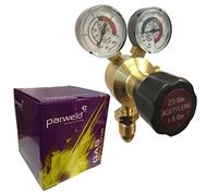 Parweld Acetylene single stage regulator twin gauge - Gas cutting welding regulator