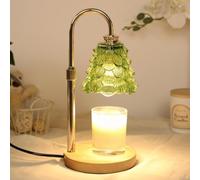 Paryou Candle Warmer Lamp with Dimmer - Electric Candle Lamp with Timer for Jar Candles Scented Candles with 2 Bulb