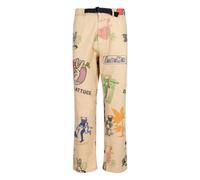 Pas de Mer Devil's Lattuce printed trousers - Brown 29-31