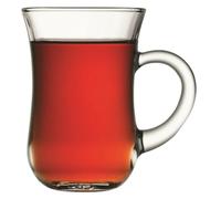 Pasabache Keyif Set of 6 Tea Glasses with Handles 6 Handled Mugs 140ml
