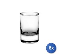 Pasabahce 6 Pcs Glass Liqueur Glasses Centra Model, 6 lear