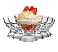 American Round Ice Cream Cups 10.5oz / 300ml - Set of 6 | 30cl Dessert Dishes, Ice Cream Dishes, Sundae Dishes, Ice Cream Bowls