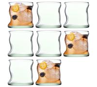 Pasabahce Aware Amorf Repurposed Glass Tumblers - 340ml - Green - Pack of 8 Pasabahce Green