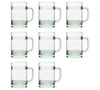 Pasabahce Aware Tincan Recycled Glass Mugs - 400Ml - Green - Pack Of 8