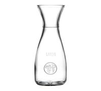 Pasabahce Bacchus Glass Carafe - 1L in Clear Pasabahce Clear