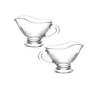 Pasabahce Basic 55002 Gravy Boat / Mini Gravy Boat 50 ml Set of 2 Glass Catering Quality