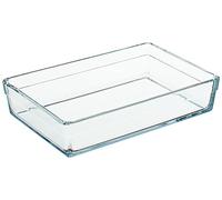 Pasabahce Borcam Premium Rectangular Tray, 20 cm x 29 cm, Transparent, 2.5 Litres