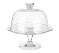 Pasabahce Cake holder With lid Transparent Glass (26 x 26 x 26 cm)