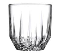 Pasabahce Echo Whiskey Glass from The Original Pasabahce from Turkey | Unique & Stylish Glassware for Whiskey, Scotch & Liqueur Set of 6 pcs, 300 ml, Clear | Perfect for House Parties & Restaurants.
