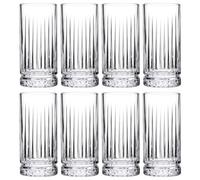 Pasabahce Elysia Highball Glasses - 280Ml - Pack Of 8