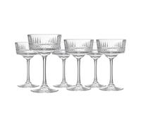 Set 4 Glasses Champagne Cup ELYSIA 26 cl in Glass | Pasabache | Bar Restaurant