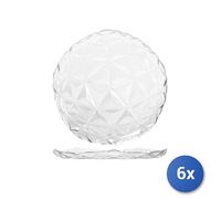 Pasabahce Estrella Clear Glass Dinner Plates 28 Cm (6-Pack)