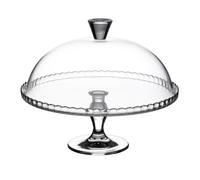 Pasabahce Glass Cake Cupcake Muffin Display Stand Serving Plate Cake Dome Lid