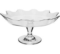 Pasabahce Glass Footed Cake Stand Serving Plate Cupcake Display Fruit Dish 32cm