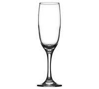 Pasabahce Imperial Champagne Flutes 7.5oz / 210ml - Set of 12 - Traditional Champagne Glasses