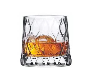 Pasabahce Leafy Old Fashioned Glasses 11.25oz / 320ml, P420194-00000-B01006, Pack of 6, Green