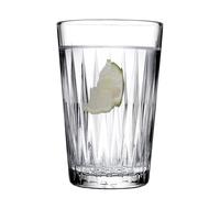 Pasabahce Luzia Glass from The Original Pasabahce from Turkey | Durable & Stylish Glassware for Water, Juice, Cold Drink Tumbler | Perfect for Gifting | Dishwasher Safe (6 Pcs, 350 ml) Transparent.