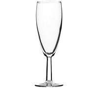 Pasabahce, P44675-CL0125-B01048, Saxon Flute 5.25oz (15cl) L@ 125ml CE (Box of 48)