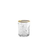 Pasabahce Pack 4 glasses Timeless in glass with gold edge 6.2 cl