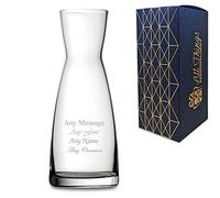 Pasabahce Personalised Engraved LARGE Contemporary Vase Or Decanter Carafe Birthday