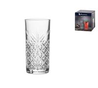Pasabahce Set Of 4 Transparent Glasses For Water Timeless Cl 34.5