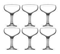Box of 6 Champagne Coupe Bistro Glasses 9oz 260ml Gift Boxed