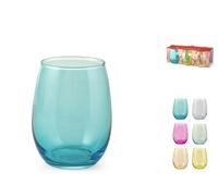 Pasabahce Set Of 6 Colored Glasses Amber, 35 Cl