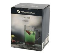 Pasabahce Timeless Glass Decanter 1.44 lt Art Deco Pitcher Water Wine Restaurant