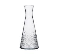 Pasabahce Timeless Glass Pitcher, Worked Glass, Transparent, 1L
